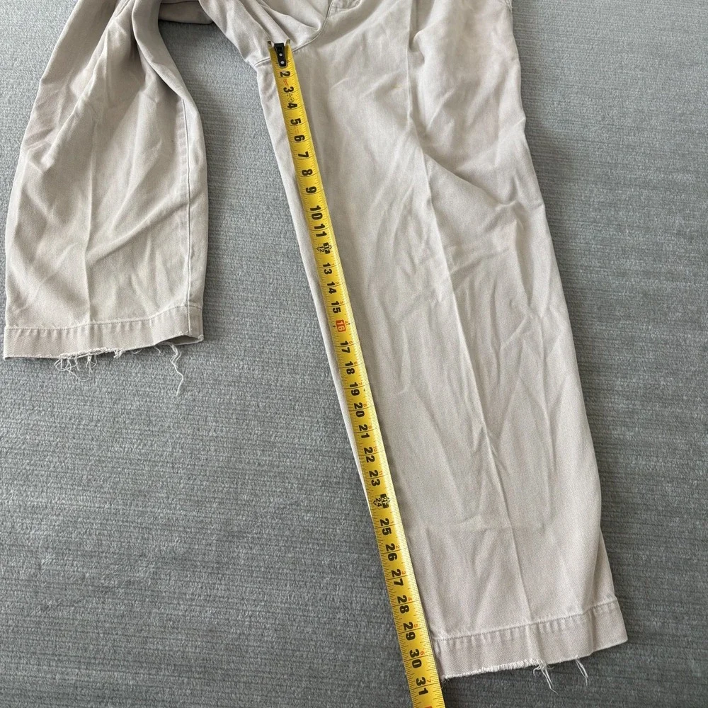 Vintage 90s Y2K Abercrombie Fitch Chino Pants Men 36x32 Loose Baggy Pleated